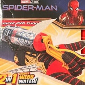 NEW - Marvel Spider-Man Super Web Slinger, Spider-Man Web Shooter